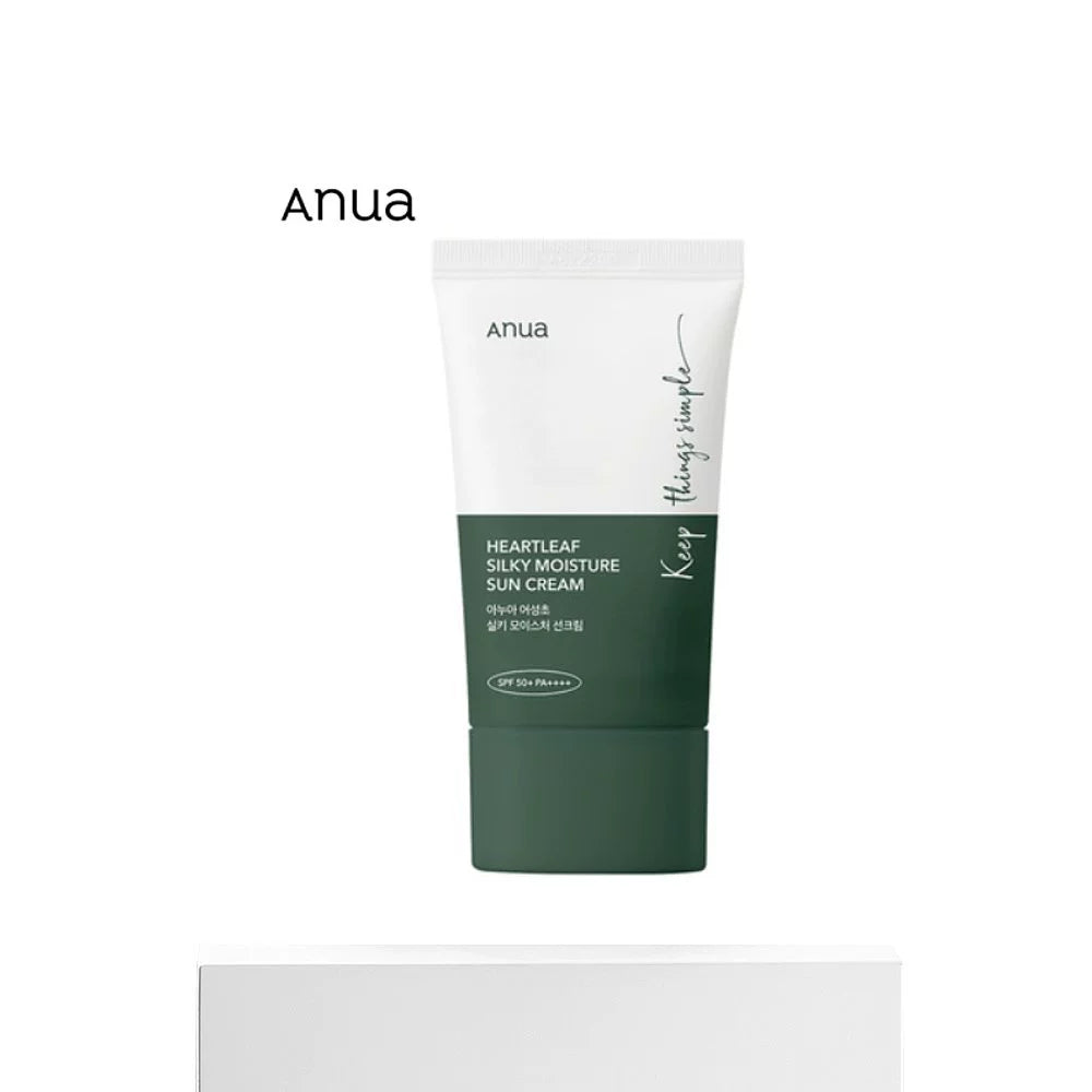 韩国直邮ANUA 鱼腥草清透保湿补水防晒霜 50ml正品