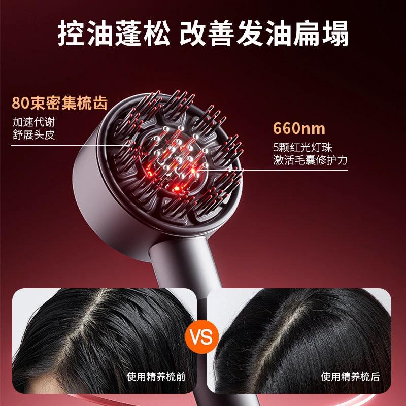مشط تدليك كهربائي EMS لنمو الشعر وعلاج بالضوء الأحمر الفعال by Beitbeauty.com
