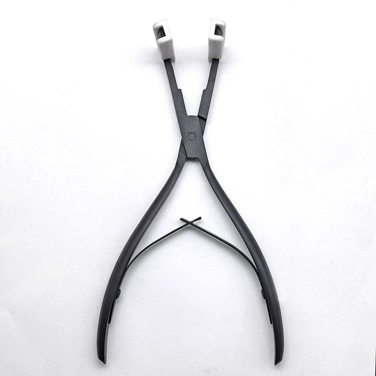 كماشة وصلات شعر سوداء متعددة الوظائف من الفولاذ المقاوم للصدأ by Beitbeauty.com