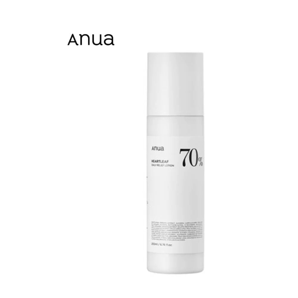 韩国直邮ANUA 鱼腥草70%强力保湿快速舒缓乳液 200ml正品积雪草