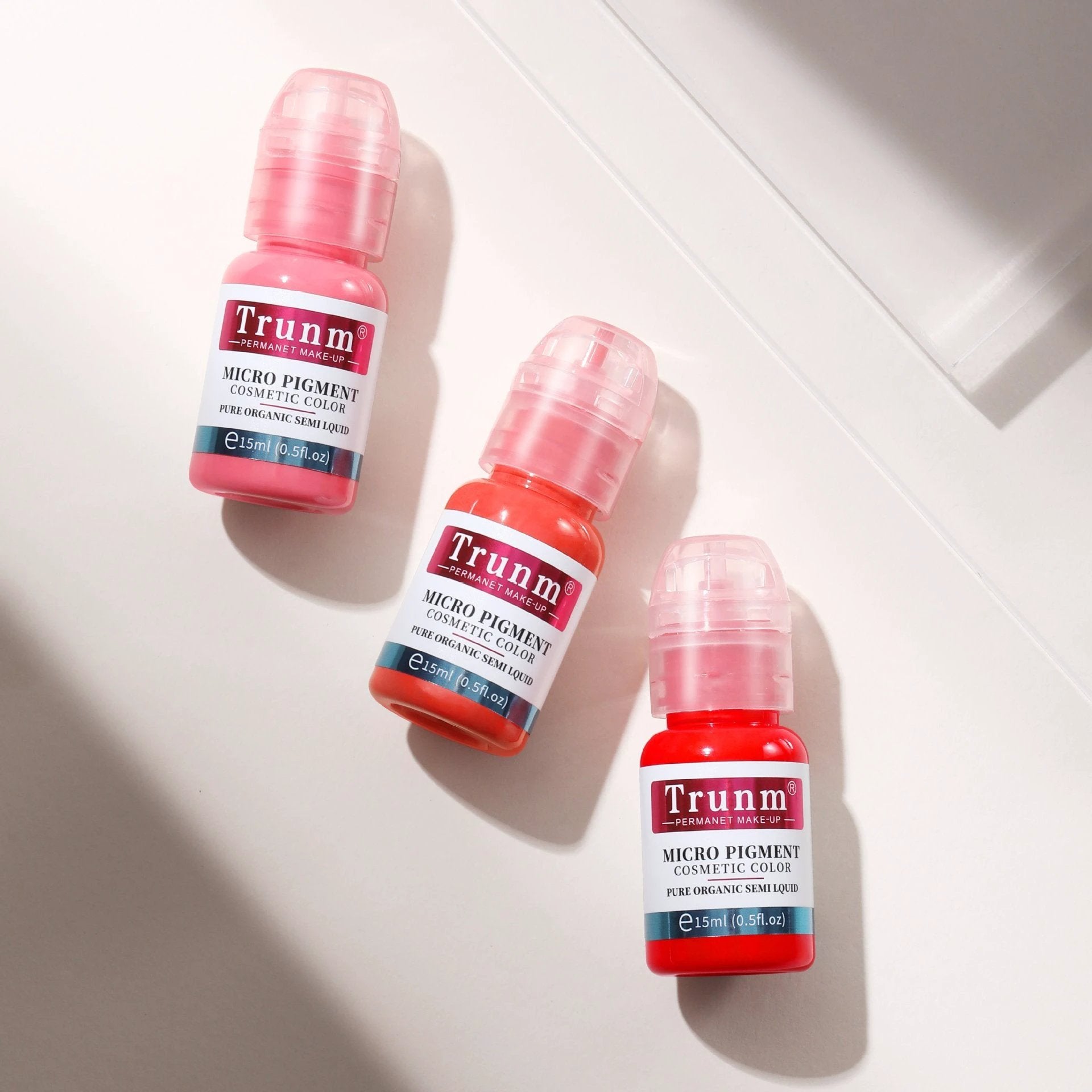 跨境Trunm新款德国半永久纹绣色料雾眉眼线液欧洲唇部纹眉色乳OEM by Beitbeauty.com