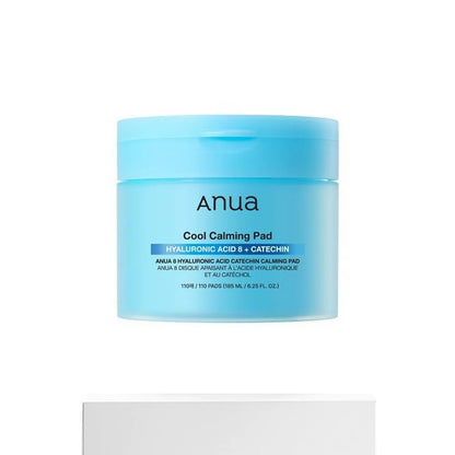 Korean Direct Mail Oliveyoung Exclusive Anua Hyaluronic Acid Catechin Soothing Cotton Cloth 185ml/110 Tablets