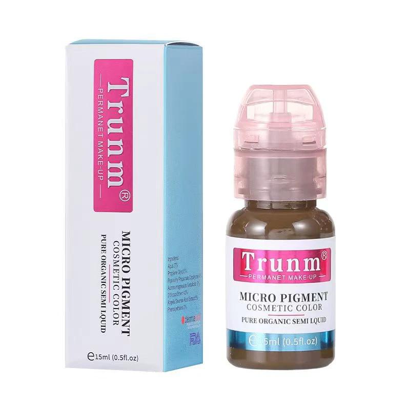 跨境Trunm新款德国半永久纹绣色料雾眉眼线液欧洲唇部纹眉色乳OEM by Beitbeauty.com