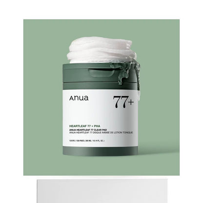 韩国直邮OliveYoung专享  ANUA鱼腥草77%镇静保湿爽肤水棉片 100