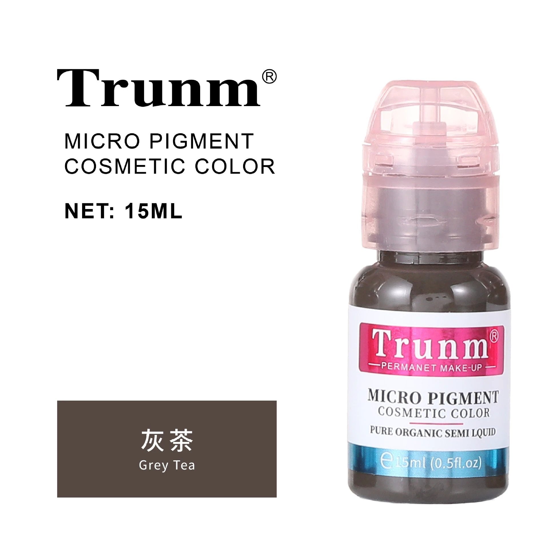 跨境Trunm新款德国半永久纹绣色料雾眉眼线液欧洲唇部纹眉色乳OEM by Beitbeauty.com