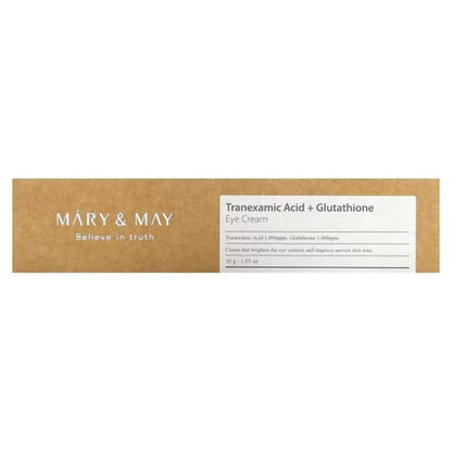 Mary & May,传明酸 + 谷胱甘肽眼霜，1.05 盎司（30 克）