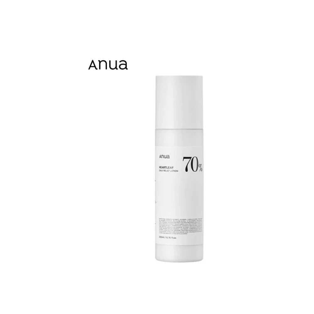 韩国直邮ANUA 鱼腥草70%强力保湿快速舒缓乳液 200ml正品积雪草